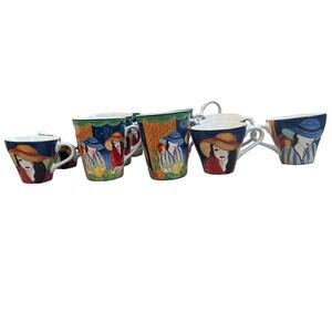 SANGO FARIO VINTEAGE MUG SET 16 PIECE